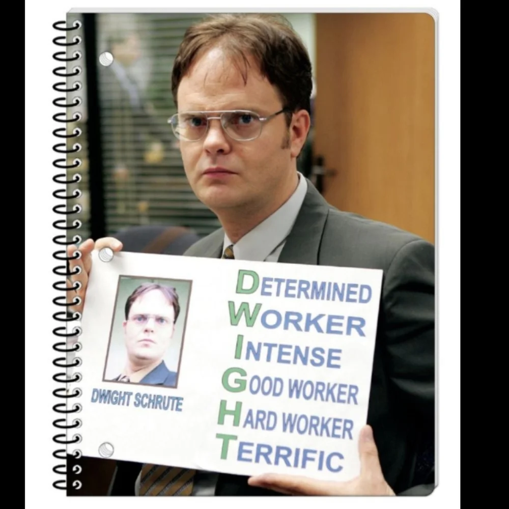 NBC The Office Binder Bundle (Binder, Folder, Notebook) , NEW Stationery Bundle